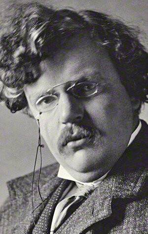 Портрет Гилберт Кит Честертон